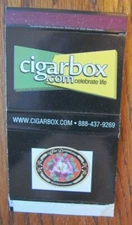 TOBACCO EMPTY MATCHBOX COVER: LA FLOR DOMINICANA CIGARS -E24