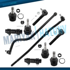 10pcs Front Suspension Tie Rod Track Bar For 1998 1999 Dodge Ram 1500 2500 4x4