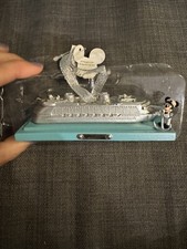 Disney Cruise Line 25th Silver Anniversary Ship Mickey Christmas Ornament DCL