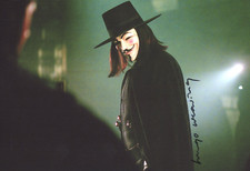 Hugo Weaving ~ Signed Autographed V for Vendetta Photograph ~ PSA DNA