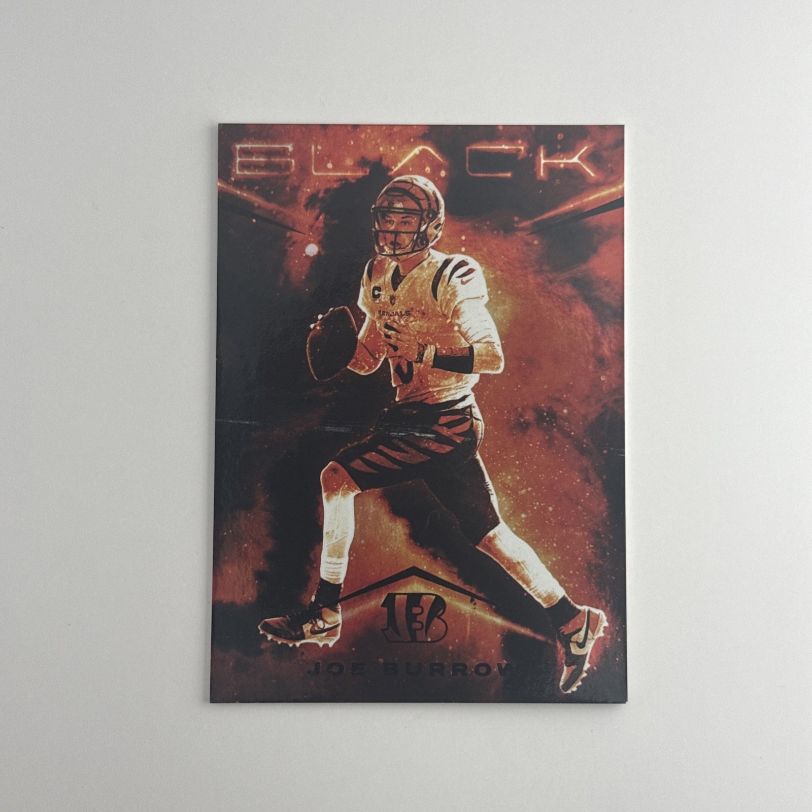 2024 Panini Black Joe Burrow Smoke Screen SSP CASE HIT #SM-JBW Bengals