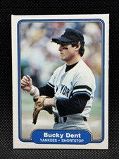 1982 Fleer - Bucky Dent #33. 26-288