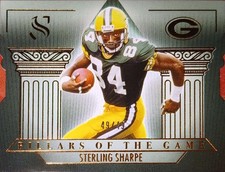 2025 Silhouette Pillars of the Game Bronze Sterling Sharpe #35 #49/49 Die-cut