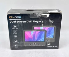 FANGOR F-611 Dual Screen DVD Player 7.5 Inch USB/SD Portable For Car - Black