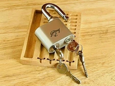 Dual Access Padlock With 2 Sets of Keys Locksport High Security By Godrej Locks