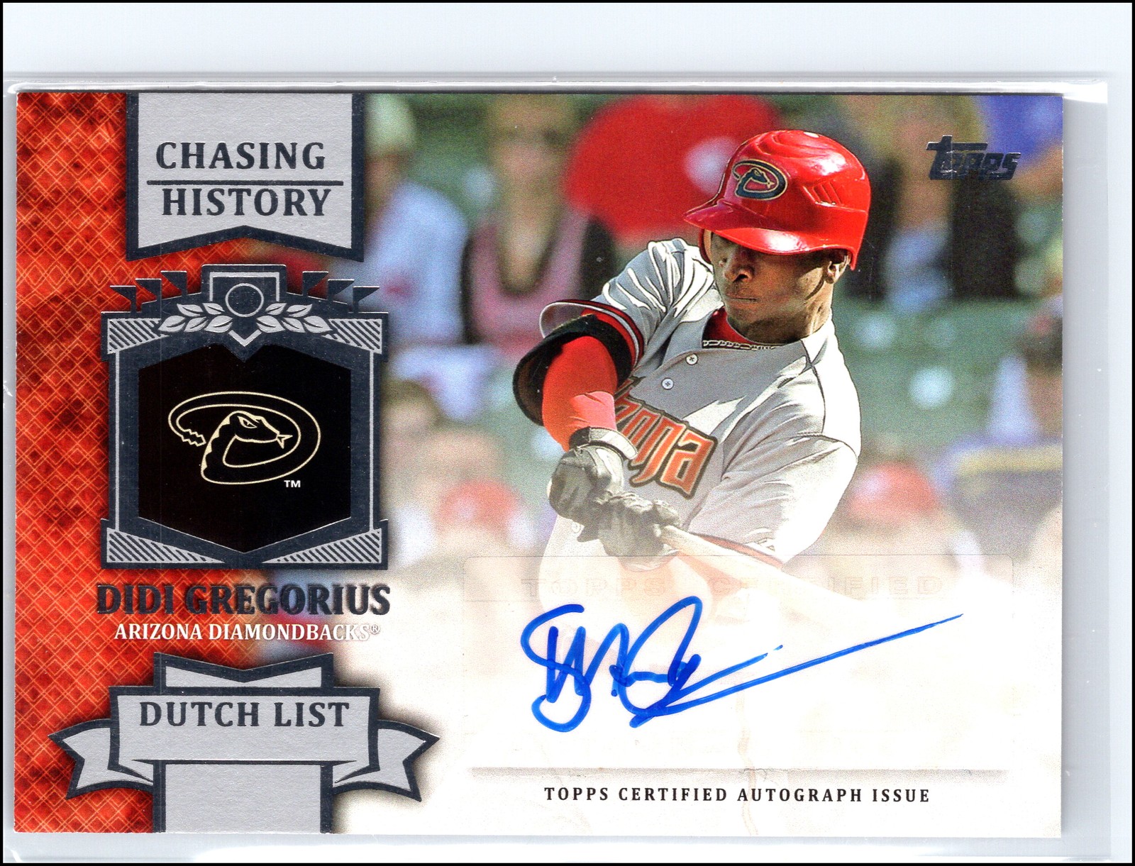 Didi Gregorius 2013 Topps Update #CHA-DG Arizona Diamondbacks Auto RC