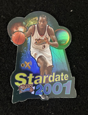 SkyBox/Fleer 1997-98 E-X2001 Allen Iverson Stardate 2001 Insert #7SD 76ers
