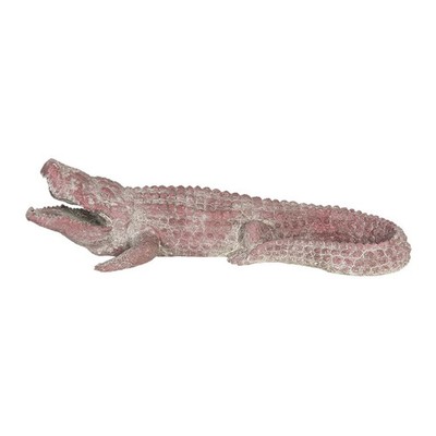 Clayre & Eef Dekoration Krokodil 46x21x12 cm rot 6PR3209