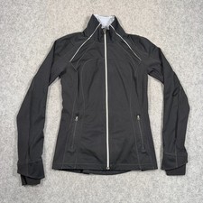 Lululemon Athletica Black Run: Stay On Course Full Zip-Up Jacket Women's Size 6