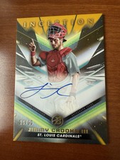2023 Bowman Inception Auto Gold Foil /50 Jimmy Crooks III Auto Cardinals