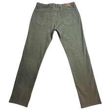 Gap 1969 Straight Leg Jeans 34x32 (35x32) Olive Green Denim Stretch Casual