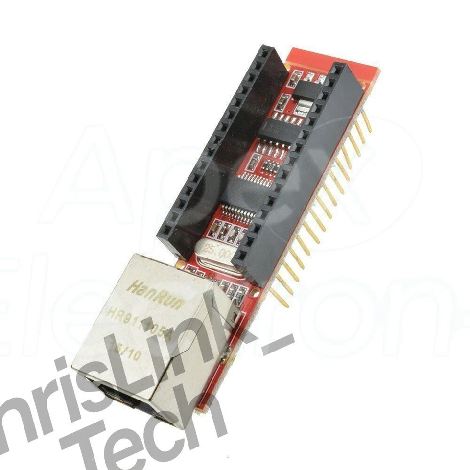 Mini ENC28J60 Ethernet Shield For Arduino Nano Webserver Module NEW - Image 4 of 4
