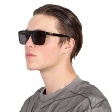 Gucci Grey Browline Men's Sunglasses GG0748S 001 59 GG0748S 001 59