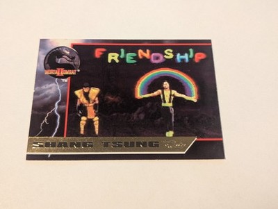 1994 Mortal Kombat II 2 Friendship Shang Tsung FD11 Sega SNES Chase Card Nice!