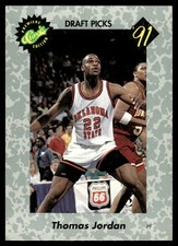 1991-92 Classic Thomas Jordan Oklahoma State Cowboys #49