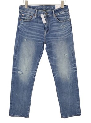 AMERICAN EAGLE OUTFITTERS Airflex+ Herren Jeans W32/L34 Medium Destroy Bootcut *