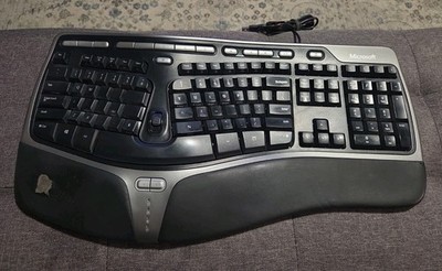 Microsoft Natural Ergonomic Keyboard 4000 V1.0 KU-0462 Wired, Tested, Working