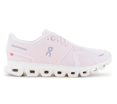 ON Running Cloud 6 Femmes Baskets Sneakers Rose Sport Chaussures Neuf - Photo 1/4