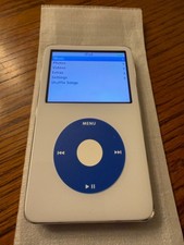 Apple iPod Classic 5th Gen 160GB Modded MA146LL new case battery SD bundle
