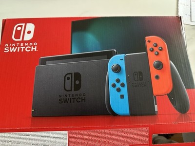 Nintendo Switch Konsole mit Joy-Con - Neon-Rot/Neon-Blau/Grau