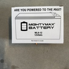 MIGHTY MAX ML9-12 Battery 12-Volt 9 Ah Sealed Lead Acid Rechargeable Battery