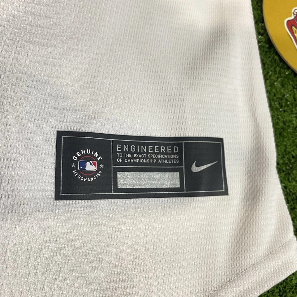 Nike MLB CLEVELAND INDIANS Little League Classic Home Authentic Jersey Men Small - Image 3 of 4