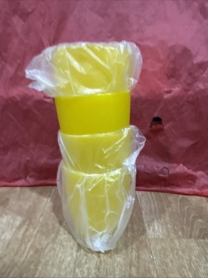 Tupperware Open House Tumblers 10 oz Set of 4 NEW Brand New Original Yellow