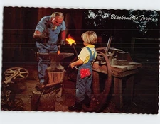 Postcard Blacksmith's Forge Old Mill Theatre Missouri USA