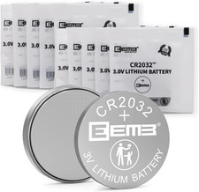 10PACK CR2032 Battery 3V Lithium Button Coin Cell Batteries 2032 Battery DL2032,