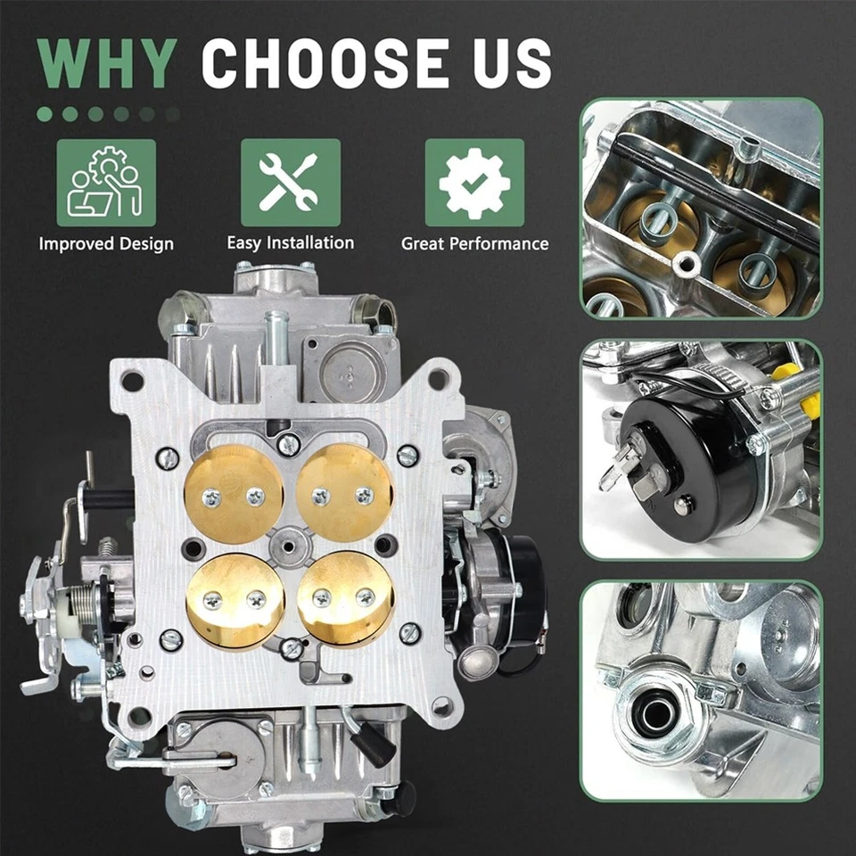 Carburetor For Holley 0-80508S 750 CFM Electric Choke Vacuum Secondaries New — 第 2/4 张图片