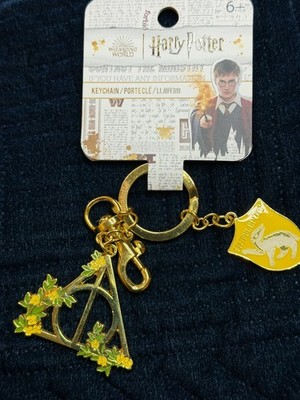 Wizarding World Harry Potter Boxlunch US Hufflepuff Logo Schlüsselanhänger Schlüsselring