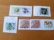 Schweiz Briefmarken  aufgeklebt  und gestempelt 