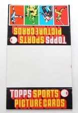 1977 Topps Baseball Rack Pack Empty Display Box