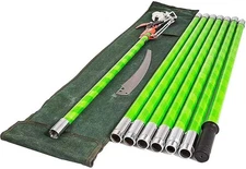 Manual Pole Saw, 7-26 ft Extension Tree Pole Pruner, 2 In 1 Tree Scissor Saw ...