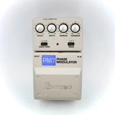 Ibanez PM7 Phase Modulator Made in Taiwan Tone Lok Guitar Effect Pedal