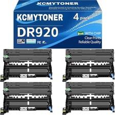 DR-920 DR920 Drum Unit Black 4 Pack Compatible Brother Laser Printer