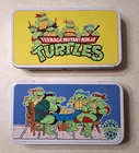 Vintage Teenage Mutant Ninja Turtles Pencil Case Lot TMNT Tin Box Company 1989