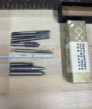 Assorted Vintage Pratt And Whitney, Severance, Card HS, Cutting Tools Lot Of 8 ￼