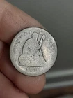 1856-P Seated Liberty Quarter 90% Silver