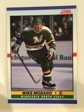 1990-91 Score - Mike Modano #120 (RC)