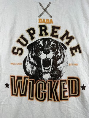 Vintage Rare DADA Supreme Wicked Wildcats logo T-shirt Mens XL Long