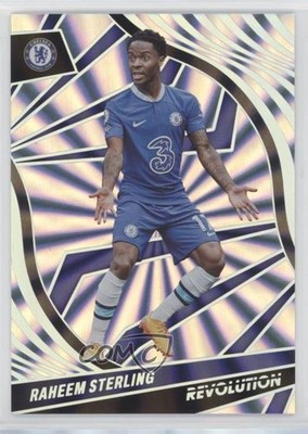 2022-23 Panini Revolution Premier League Sunburst /50 Raheem Sterling #78 7y2