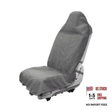 Waterproof Car Towel Seat Cover, Sweating Non-Slip Premium Gray, 1pc, Front