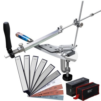 Knife Sharpening System, RX-008 Professional Knife Sharpener, 360° Flip Rotat...