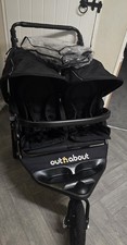 £320 VGC out N About Double Pushchair