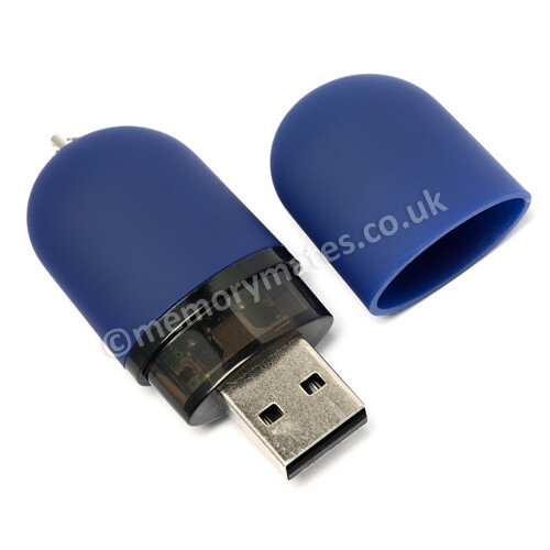 8GB Blue Pebble USB Flash Drive/Memory Stick/Photography/School/College/Gift