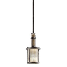 Image of 1 Bulb Ceiling Pendant Light Fitting Anvil Iron LED E27 100W Bulb