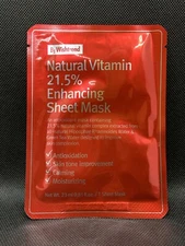 By Wishtrend Natural Vitamin 21.5% Enhancing Beauty Sheet Mask 23 ml * 10 PCS