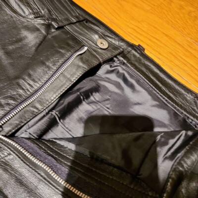 パンツ Yohji Yamamoto 90s Leather Straight Pant Yohji Yamamoto '90s Leather Pants — scatterbrain archives