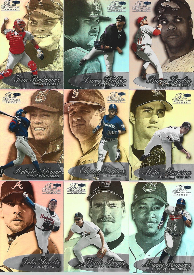 1999 FLEER FLAIR SHOWCASE ROW 3 SINGLES & RC'S***YOU PICK*** - Image 2 of 2